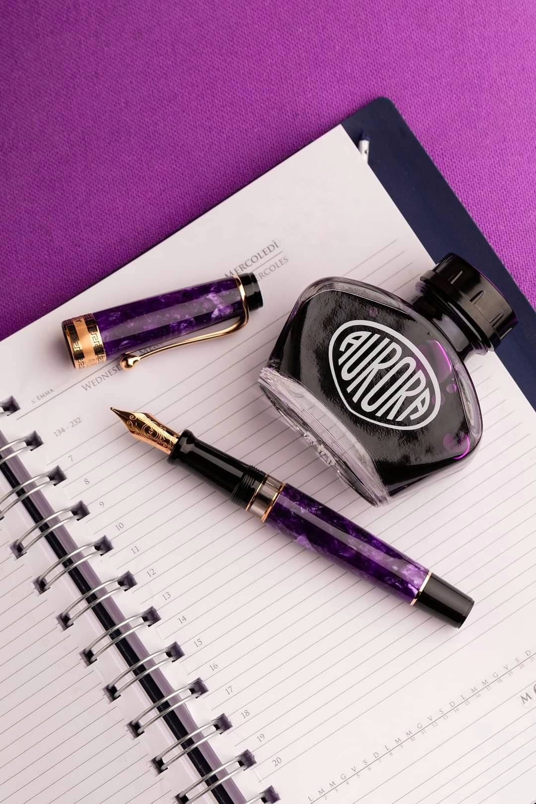 Optima Viola Auroloide Fountain Pen – Fook Hing Trading Co